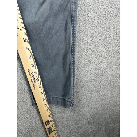 Levis XX Chino Pants Mens 31x32 Gray Standard Taper Stretch Casual Cotton Preppy - Picture 4 of 12